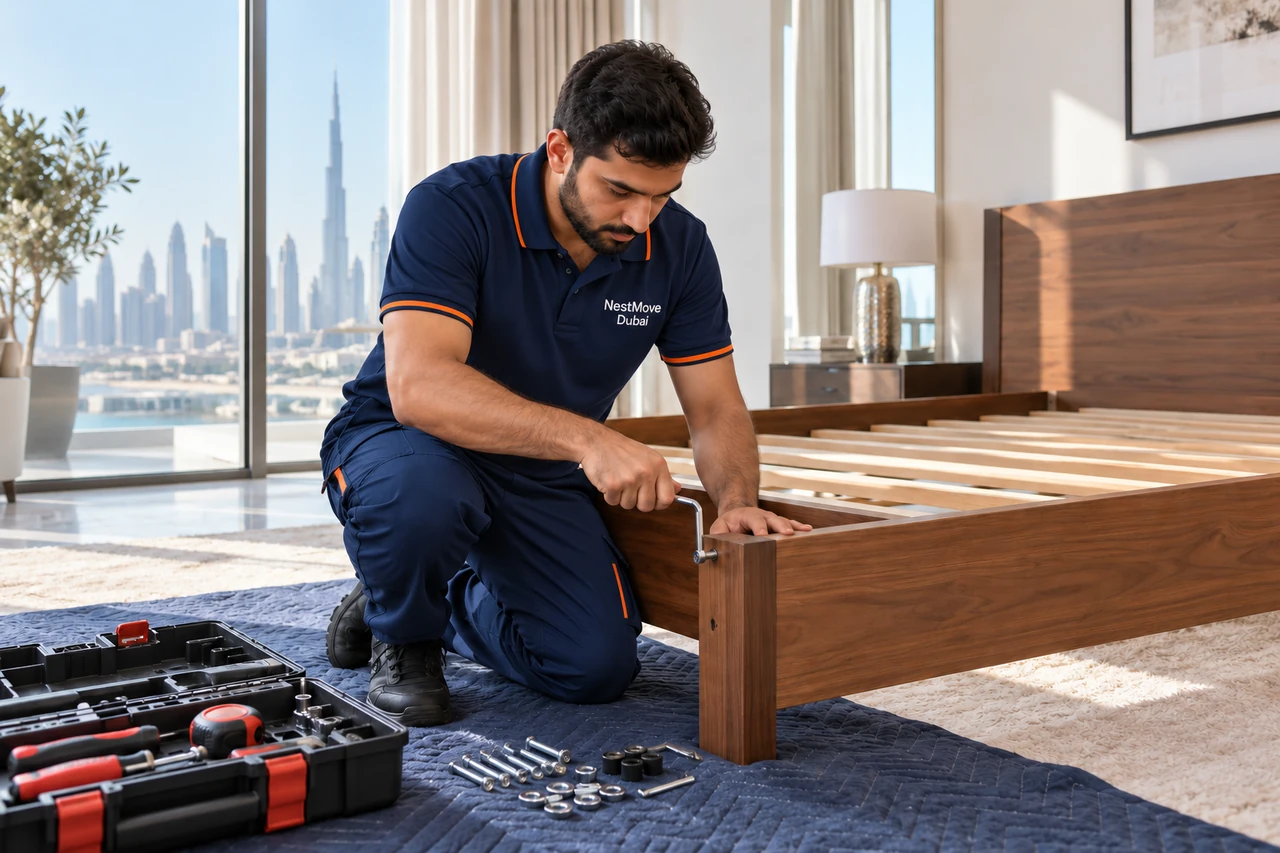 Furniture Dismantling & Assembly service scene in Dubai